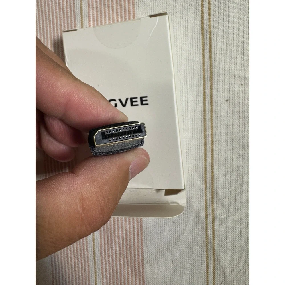 AGVEE DisplayPort to HDMI Adapter 4K 60Hz DP Male to HDMI Female Video Converter